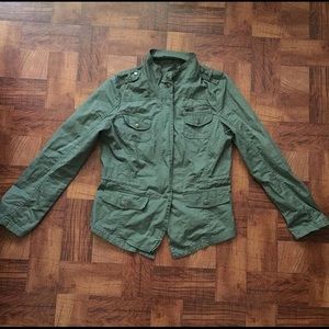 Olive Green Utility Jacket